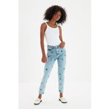 Trendyol Ženske kavbojke Embroidered Cene