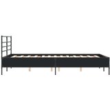  Okvir za krevet crni 120x190 cm konstruirano drvo i metal | shoptok.hr