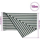  Mreža za privatnost zelena-bijela 1 5 x 10 m HDPE 75 g/m² | shoptok.hr