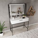 Hanah home modern L750 white make-up table cene