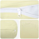  Presvlaka za jastuk 6 pcs HEERLEN Krem Ø 15 x 40 cm Poliester | shoptok.hr
