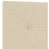  Naslon za glavu s gumbima u boji krem 100 cm tkanina | shoptok.hr