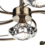  Där Lighting LUT0675 - Plafonski luster LUTHER 6xG9/40W/230V mesing | Eponuda.com