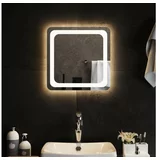  LED kopalniško ogledalo 40x40 cm