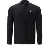 Dewberry G674 MEN'S SHIRT-LIGHT BLACK Cijene