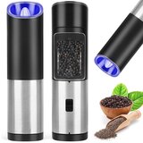  Brezžični LED električni mlinček za poper in sol inox cene