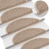 vidaXL Samoljepljivi otirači za stepenice 30 kom 56x17x3 cm tamnobež | shoptok.hr