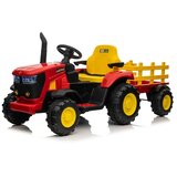 Premium Stil Dečiji Traktor na Akumulator Sa Prikolicom Crveni ( 12726 ) | Eponuda.com