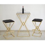 Mauro Ferretti Barski stol sa staklenom pločom stola 60x60 cm Piramid – | shoptok.hr