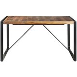 Maison Chic Jedilna miza - Kuhinjska miza - Jedilni stol 140x140x75 cm trden les s finišem iz palisandra, (21714882) | Shoptok.si
