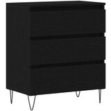  Komoda s ladicama Crni hrast 60x35x70 cm Izrađen od drva | shoptok.hr