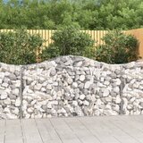 vidaXL Lučne gabionske košare 25kom 200x50x100/120cm pocinčano željezo Cijene
