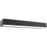 QAZQA Dizajn podolgovate stenske svetilke črne 60 cm - Houx Cene