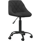 The Living Store Jedilni stol črn žamet - Jedilni Stol, (21420171) | Shoptok.si