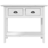  Konzolni stol BODO bijeli 91 x 35 x 74 cm od masivne borovine | shoptok.hr