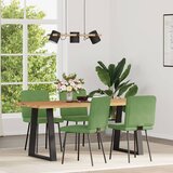 Furnova Jedilni stoli 4 kosi svetlo zelen žamet, (21950489) | Shoptok.si