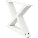  Noge za stolić 2 kom bijele 50x(30-31 3) cm čelik | shoptok.hr