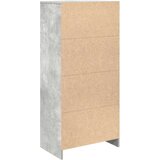 vidaXL Ormarić s ladicom beton sivi 55,5x34x119,5 cm konstruirano drvo | shoptok.hr
