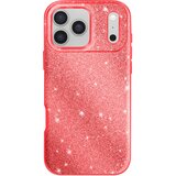 AVIZAR Ovitek za iPhone 17 Pro Max, dvobarvna zasnova in bleščeča obdelava, Rdeča, (5000189165) | Shoptok.si