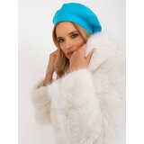 Fashion Hunters Women's turquoise winter beret Cene