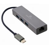 Gembird Adapter USB-C na LAN + USB 3.1, (20442318) Cene