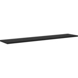 Police za knjige 4 pcs Crna 100 x 20 x 1,5 cm Konstruirano drvo | shoptok.hr