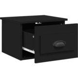  Zidni noćni ormarići 2 kom Crna 41,5 x 36 x 28 cm | shoptok.hr