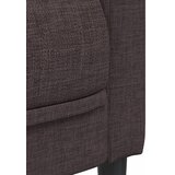  2-dijelni set sofa tamnosmeđi od tkanine | Eponuda.com