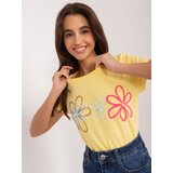 BASIC Feel Good T-shirt-RV-TS-9648.98-yellow | Shoptok.si