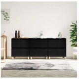  Komode 3 kom crne 60x35x70 cm od konstruiranog drva | shoptok.hr