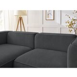 Bobochic Paris Tamno siva kutna garnitura od bouclé tkanine (s lijevim kutom) Zephyr – | shoptok.hr