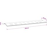  Jastuk za vrtnu klupu višebojni 200x50x3 cm od tkanine | shoptok.hr