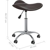 vidaXL Salonski stolac od umjetne kože smeđi | shoptok.hr