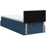  od pjene s madracem i LED-om Plava 90 x 200 cm Tkanina | shoptok.hr