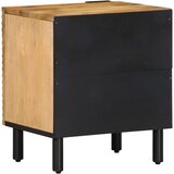  Noćni ormarići 2 kom smeđi 40x33x46 cm Puno drvo Mango | shoptok.hr