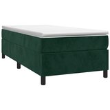  Okvir za krevet s oprugom tamnozeleni 100x200 cm baršunasti | Eponuda.com