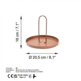 WALLXPERT Stalak za nakit 20.5cm, Bronzane boje | Eponuda.ba
