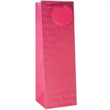 Ukrasna kesa P Dazzle Birthday Script Silver/Pink