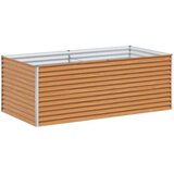  Vrtna visoka greda 195 x 100 x 68 cm Cinkana jeklena, (5000287690) | Shoptok.si