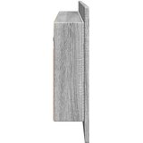  LED kupaonski ormarić s ogledalom siva boja hrasta 100x12x45 cm | shoptok.hr