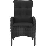  3-dijelni vrtni blagovaonski set crni | shoptok.hr