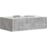 Stolna montirana na zid Betonska siva 59 x 34 5 x 17 cm | shoptok.hr