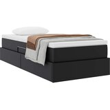 Krevet s madracem i skladištem Crna 90 x 200 cm Lažna koža | shoptok.hr