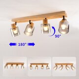  Brilagi - Spot svetlo HYGGE 4xE14/15W/230V drvo/zadimljeno | Eponuda.com