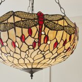 Endon 112251 - Luster na lancu Tiffany DRAGONFLY 3xE27/60W/230V prečnika 50 cm | Eponuda.com