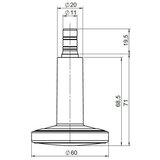 MID.YOU Set Drnik Za Pisarniški Stol Stato-M, Črna, 5-Delni | Shoptok.si
