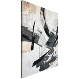 Styler Slika z ročno naslikanimi elementi 70x100 cm Ash – | Shoptok.si
