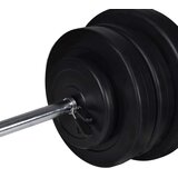 vidaXL Stalak za čučnjeve sa setom dvoručnih/jednoručnih utega 60,5 kg | shoptok.hr