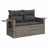  13-dijelni set vrtnih sofa od poliratana s jastucima sivi | shoptok.hr