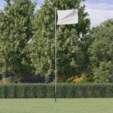  Višedijelni stup za zastavu srebrni 6,08 m aluminijski | shoptok.hr